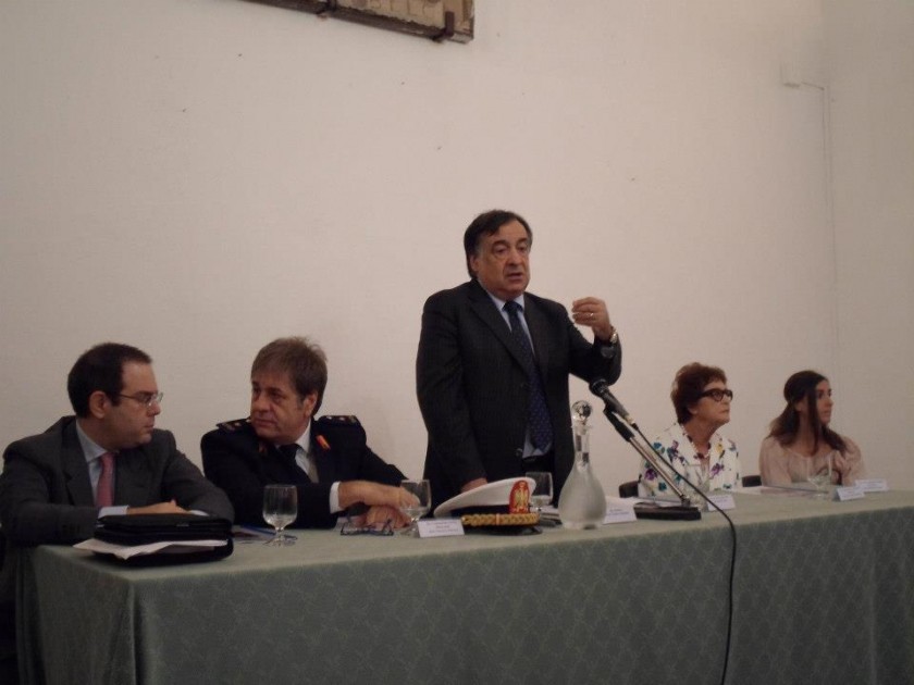 Con Leoluca Orlando, sindaco di Palermo