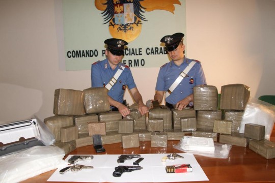 carabinieri palermo droga e armi