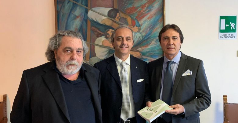 Mario Attinasi, Prof. Angelo Cuva, Tesoriere Uncat Avv. Alessandro Paino