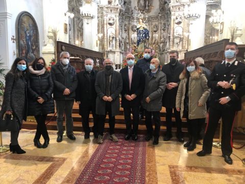 Consegna dei lavori della Tribuna della Chiesa Madre di Ciminna- Palermo 14.12.2021