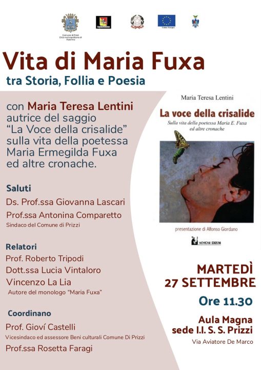 La vita inedita di una donna: Maria Fuxa nel saggio di Maria Teresa Lentini