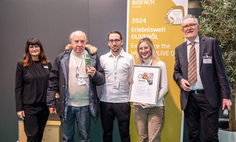 Oleificio bio Agliata premiato al Bio Fach 2024 di Norimberga